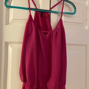 Fun fuchsia racerback tank